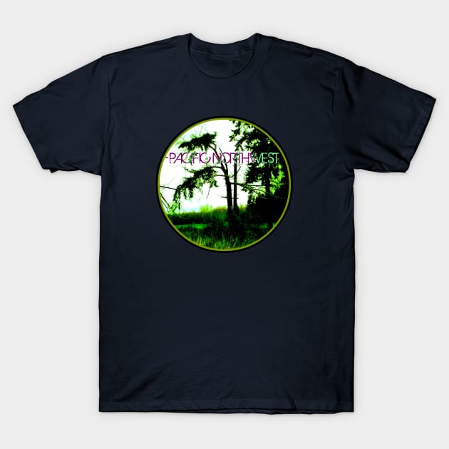 Pacific Northwest Green Trees T-Shirt by TheDaintyTaurus